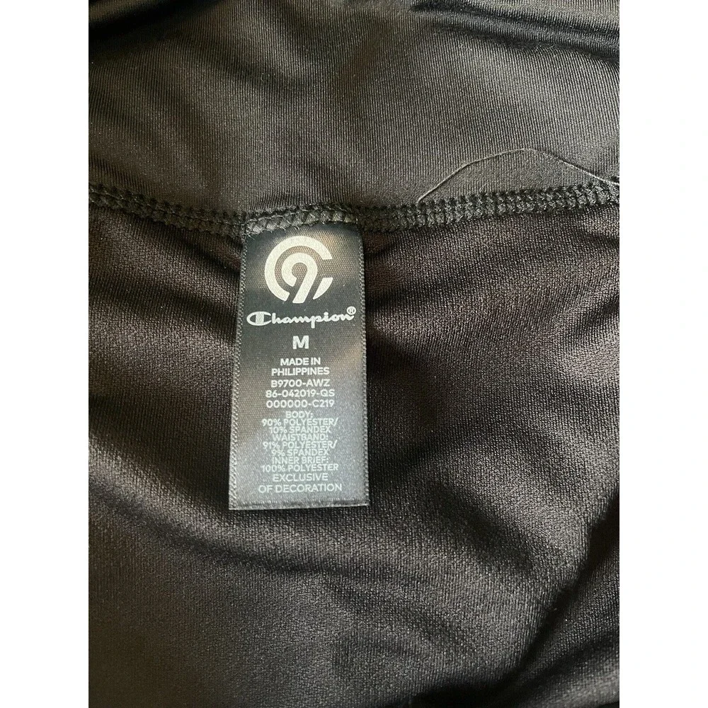 Champion Womens Running Shorts Black Size M Lightly Worn - Picture 3 of 5